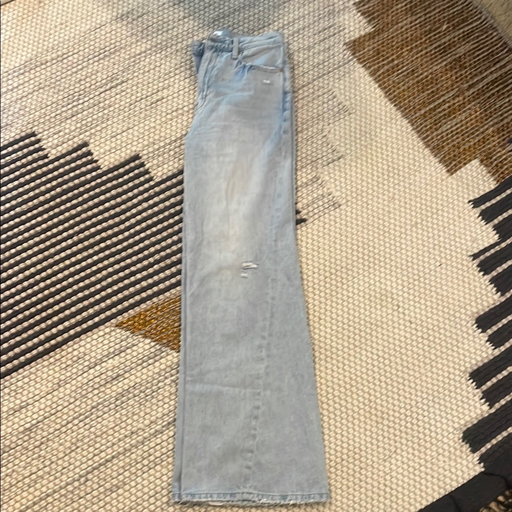 PISTOLA Light Blue Wide-Leg Jeans